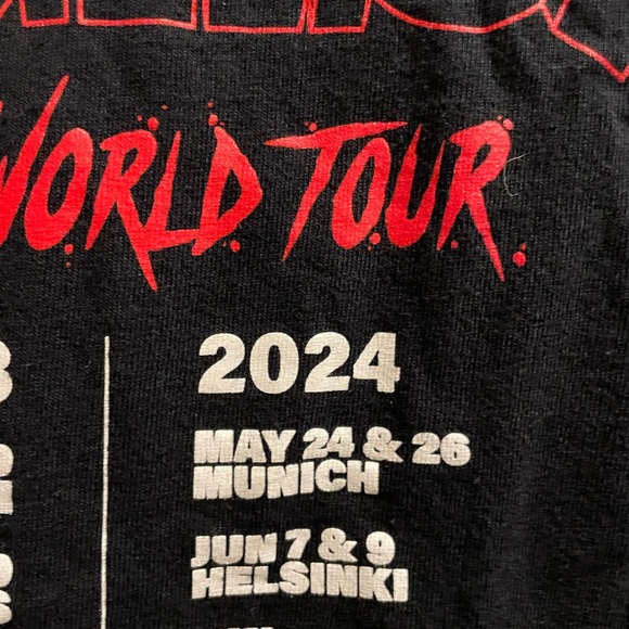 Metallica Liquid Death M72 World Tour Concert tee. Size 4XL. Murder your thirst - Picture 12 of 15